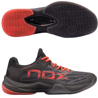 Zapatillas Nox AT10 Lux negras y rojas 2021