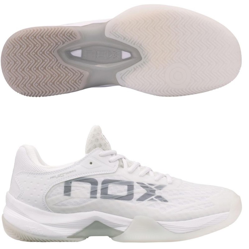 Zapatillas Nox AT10 Lux Blanco Gris Zapatillas Nox AT10 Lux Blanco Gris