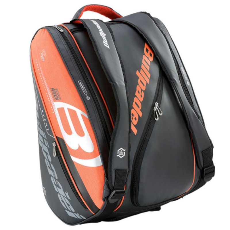 Paletero Bullpadel BPP-21005 Big Capacity Negro Naranja Paletero Bullpadel BPP-21005 Big Capacity Negro Naranja