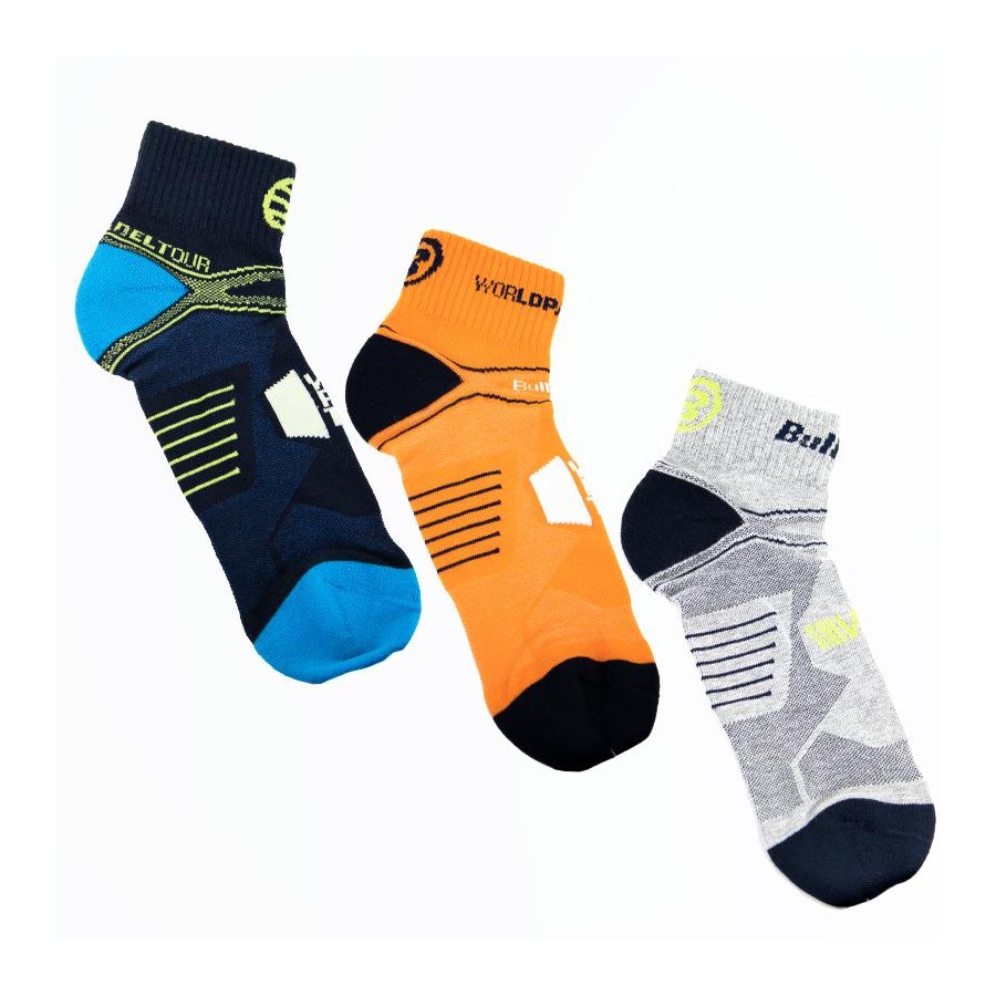 Calcetines Bullpadel BPWPT2103 Técnicos Pack 3 Colores