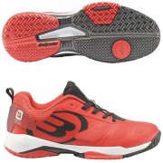 Zapatillas Bullpadel Hack Hybrid 21V Rojas Negras