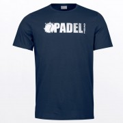 Camiseta Head Padel Font Dark Blue