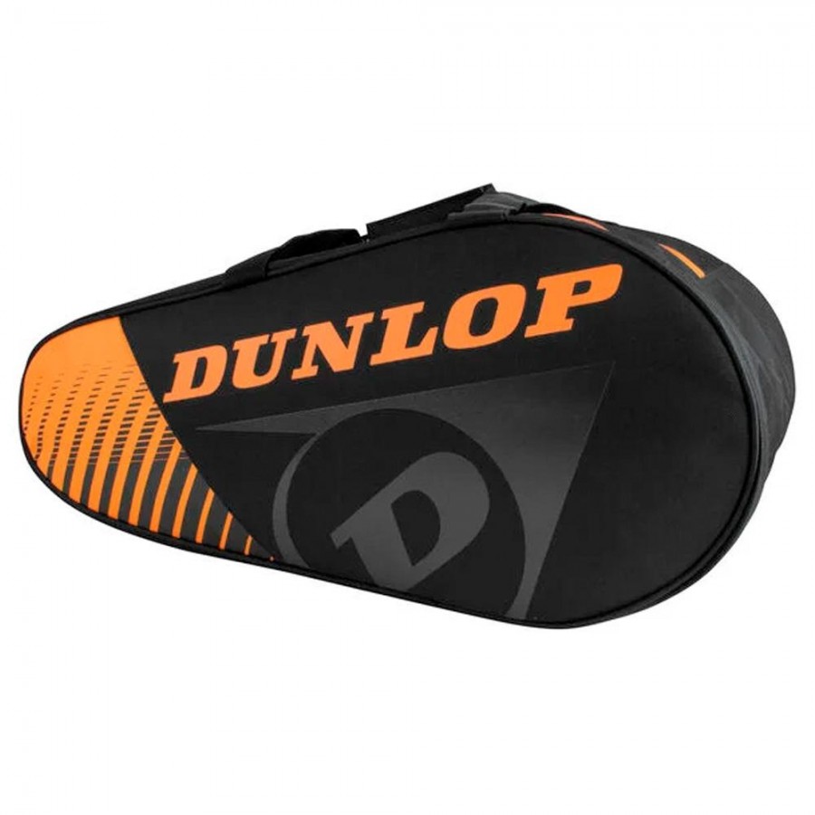Paletero Dunlop Termo Play Negro y Naranja 2020