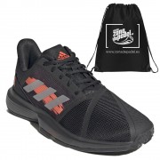 Zapatillas Adidas CourtJam Bounce M Black Orange 2021