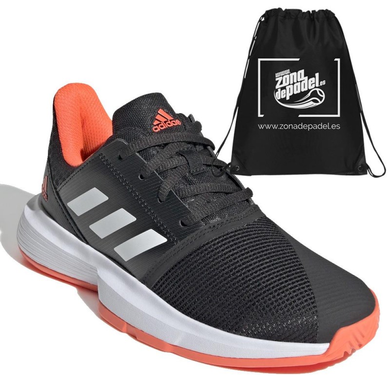 Zapatillas Adidas CourtJam XJ Black Solred 2021 Zapatillas Adidas CourtJam XJ Black Solred 2021