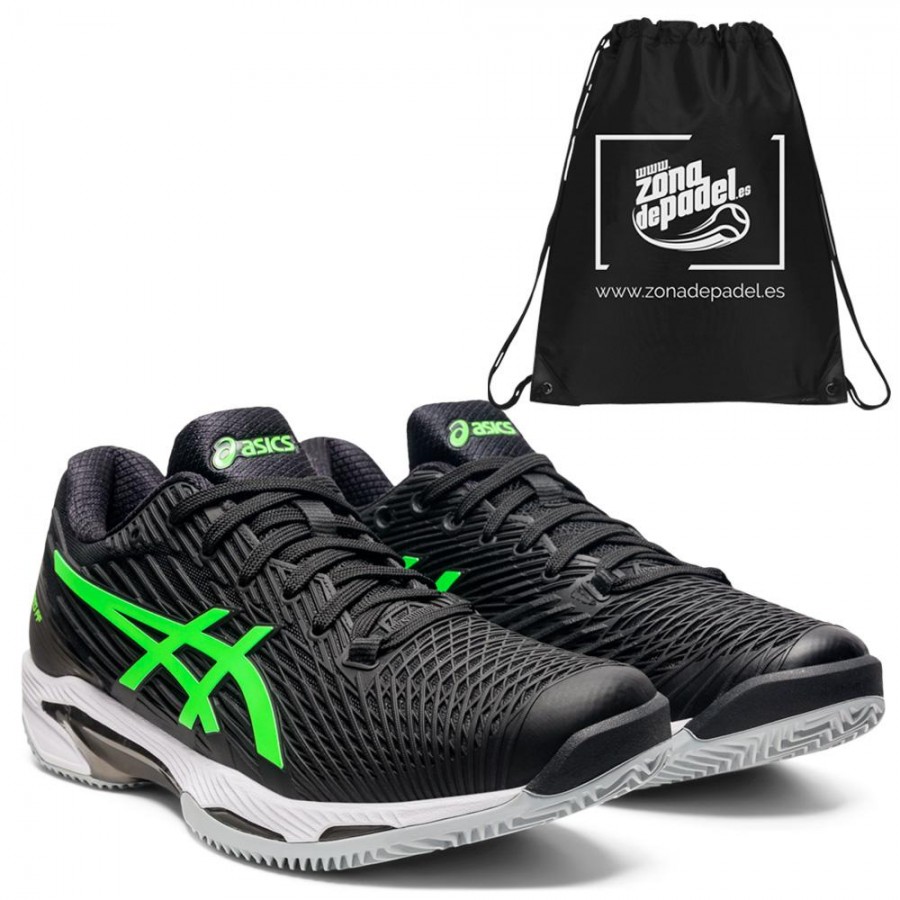 Asics Solution Speed FF 2 Clay Black Green Gecko