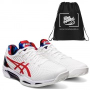 Asics Gel Solution Speed FF L.E. White Classic Red