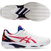 Asics Gel Solution Speed FF L.E. White Classic Red