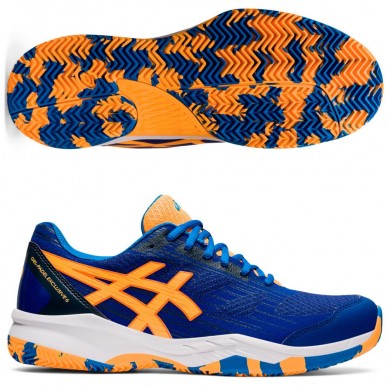 Asics Gel Padel Exclusive 6 Monaco Blue Orange