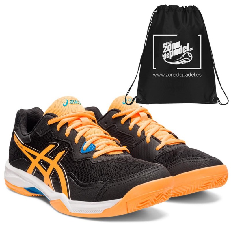 Asics Gel Padel Pro 4 Black Orange Asics Gel Padel Pro 4 Black Orange