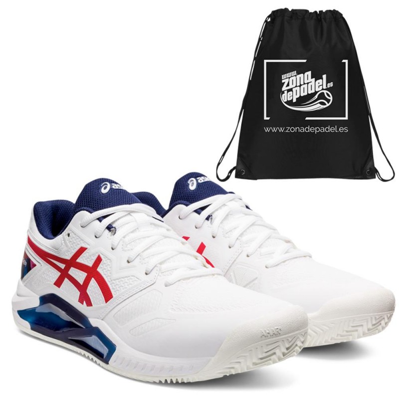 Asics Gel Challenger 13 Clay LE White Classic Red Asics Gel Challenger 13 Clay LE White Classic Red