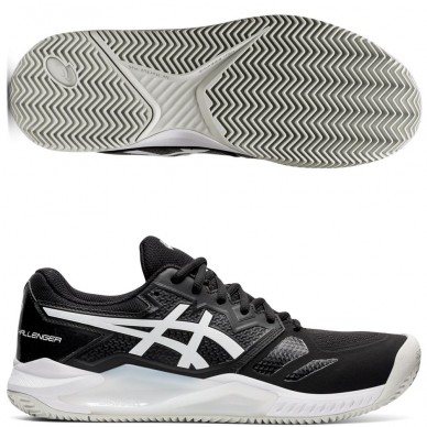 Asics Gel Challenger 13 Clay Black White