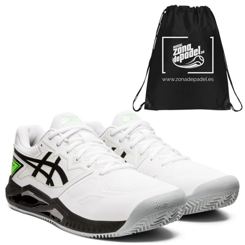 Asics Gel Challenger 13 Clay White Green Gecko Asics Gel Challenger 13 Clay White Green Gecko