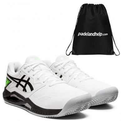 Asics Gel Challenger 13 Clay White Green Gecko