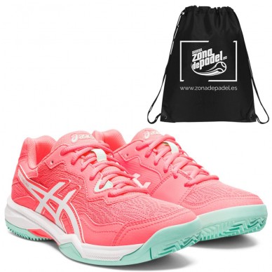 Asics Gel Padel Pro 4 Blazing Coral White