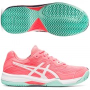 Asics Gel Padel Pro 4 Blazing Coral White