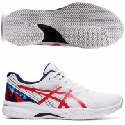 Asics Gel Game 8 Clay LE White Classic Red