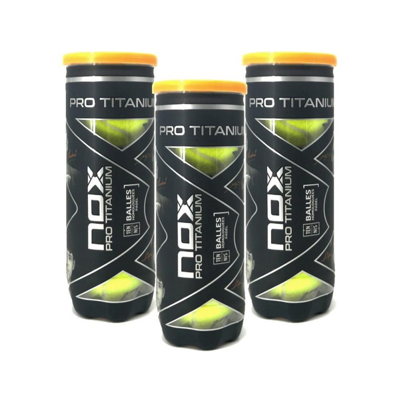 Pack 3 Botes Pelotas Nox Pro Titanium Pack 3 Botes Pelotas Nox Pro Titanium