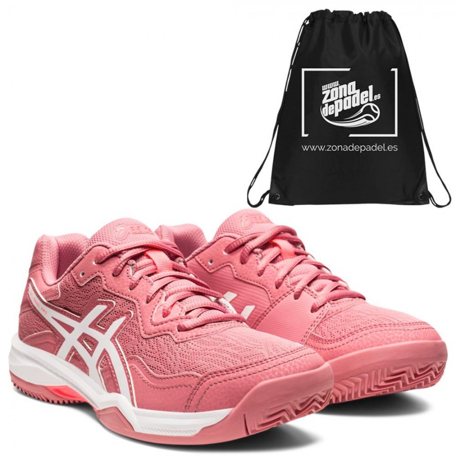 Asics Gel Padel Pro 4 Smokey Rose White