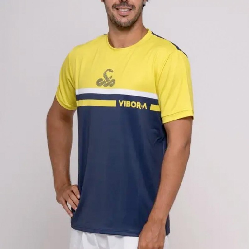 Camiseta Vibora Advanced Pro Marino Amarillo Camiseta Vibora Advanced Pro Marino Amarillo
