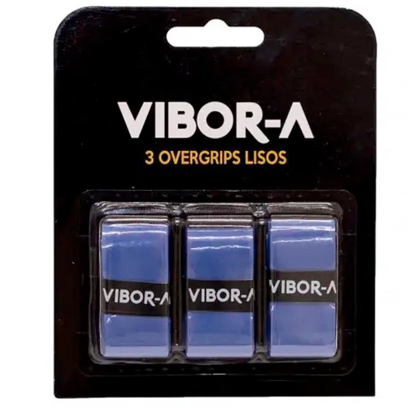 Overgrips Pro Vibora Lisos x3 Azul Overgrips Pro Vibora Lisos x3 Azul