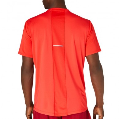 Camiseta Asics Run SS Top Electric Red Burgundy