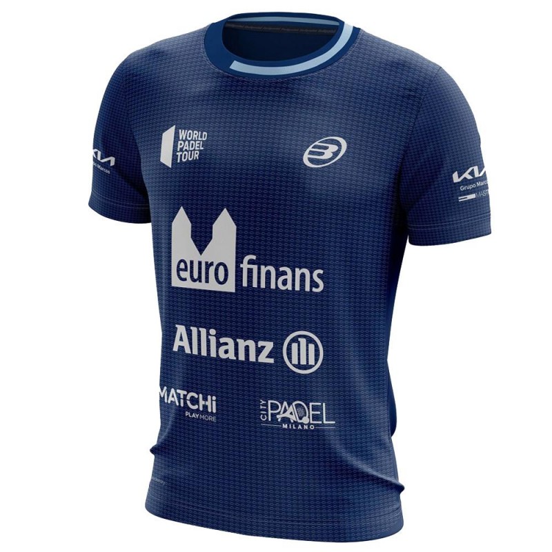 Camiseta Bullpadel Azul Micay Paquito Navarro Camiseta Bullpadel Azul Micay Paquito Navarro