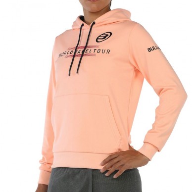 Sudadera Bullpadel Renieba Salmon Neon