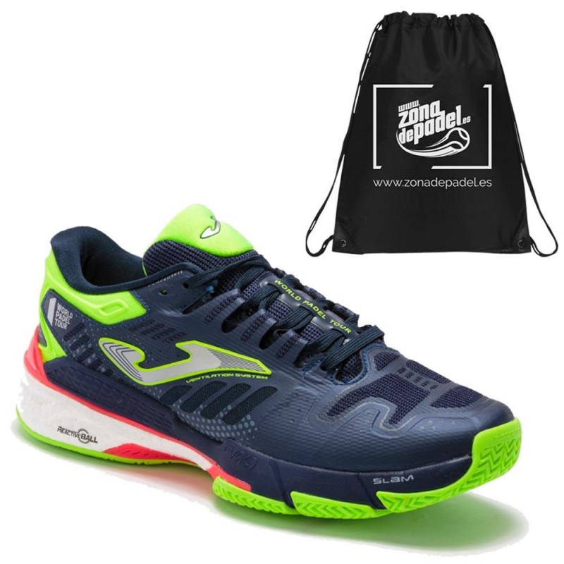 JOMA - Zapatillas de pádel azul marino Slam Men 2103 Hombre