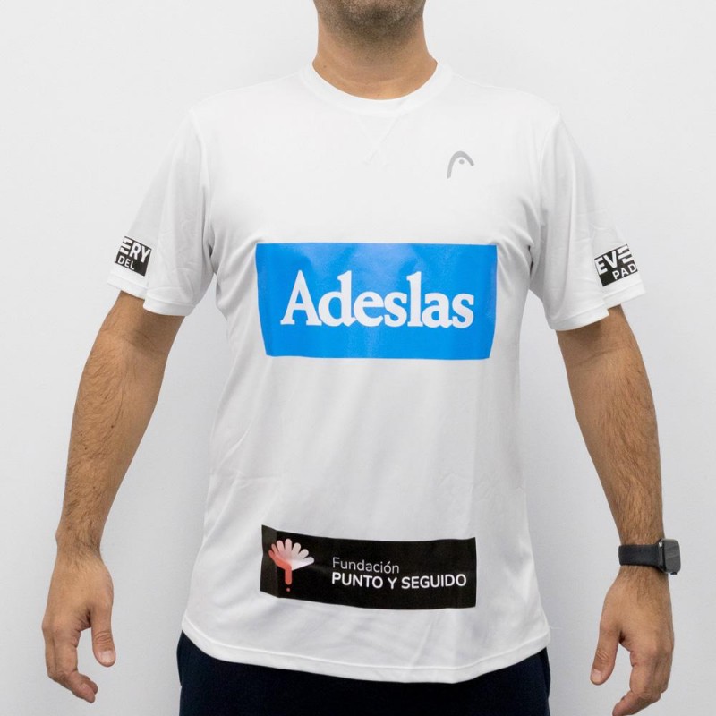 Camiseta Head Sanyo Gutierrez Easy Court Blanco Camiseta Head Sanyo Gutierrez Easy Court Blanco