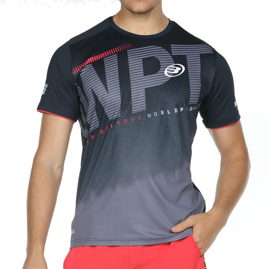 ROPA PADEL HOMBRE CAMISETA BULLPADEL RITER BLANCO