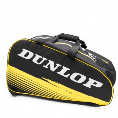 Paletero Dunlop Club Series Negro Amarilla