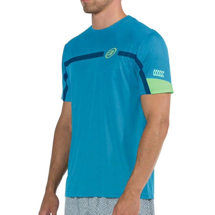 Camiseta Bullpadel Liron WPT Fluor - Hombre