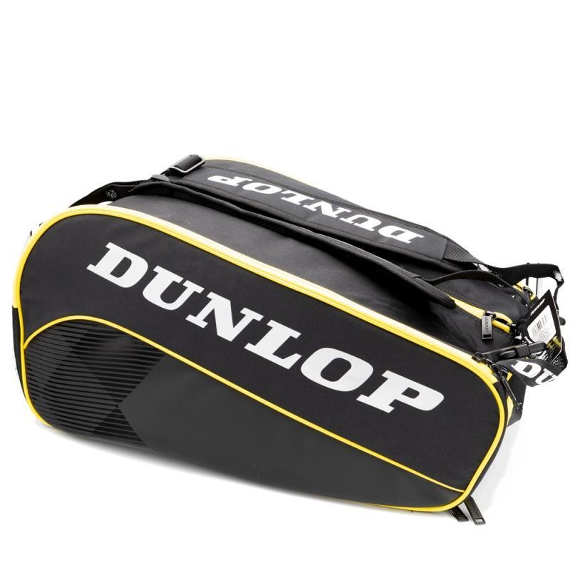 Paletero Dunlop Elite Negro Amarillo Paletero Dunlop Elite Negro Amarillo