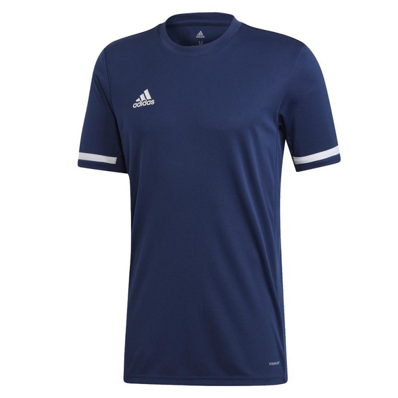 Camiseta Adidas T19 SS Azul Marino Sistema Climacool Zona de Padel