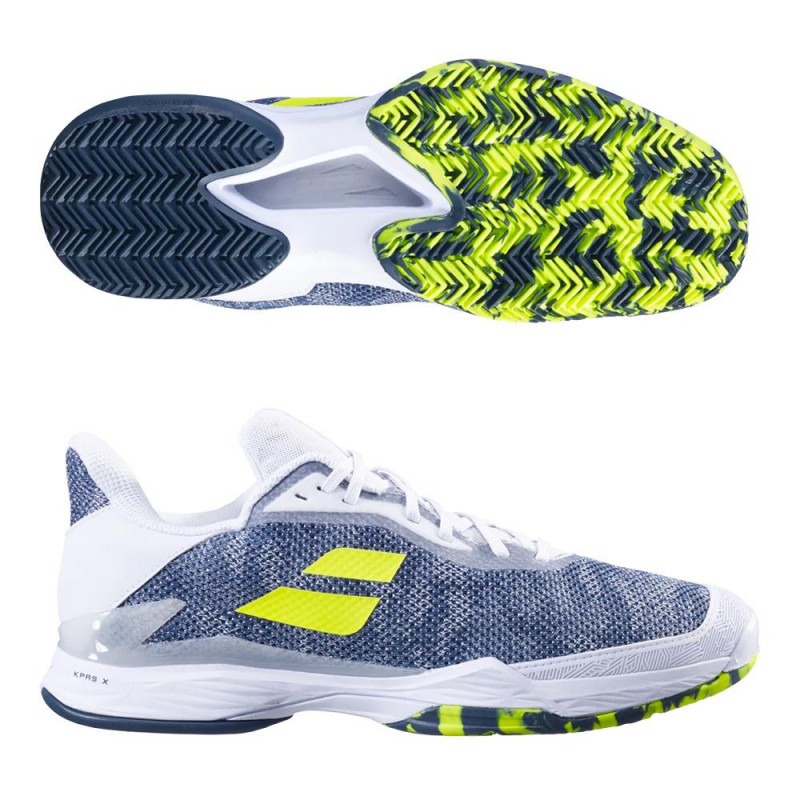 Zapatillas Babolat Jet Tere Clay Men White Dark Blue Zapatillas Babolat Jet Tere Clay Men White Dark Blue