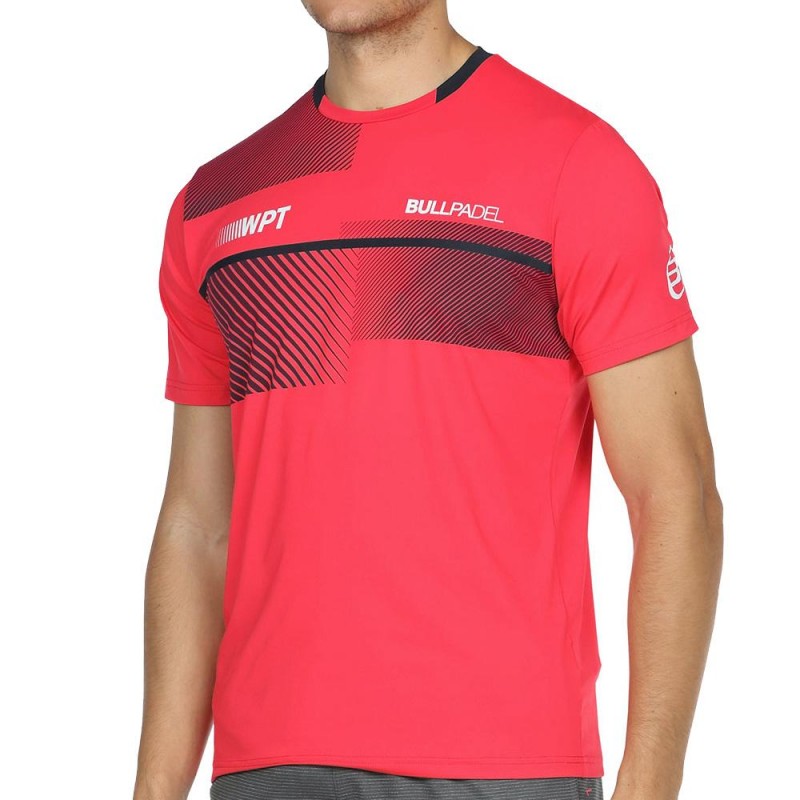 Camiseta Bullpadel Redullu Neon Crimson Camiseta Bullpadel Redullu Neon Crimson