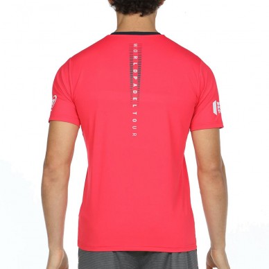 Camiseta Bullpadel Redullu Neon Crimson