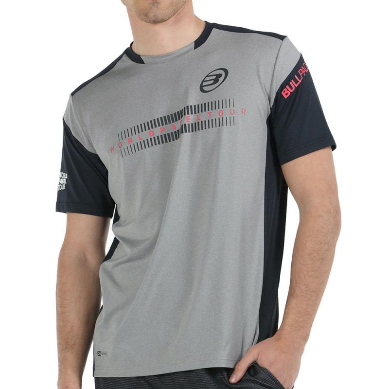 Camiseta Bullpadel Ride Gris Vigore Camiseta Bullpadel Ride Gris Vigore