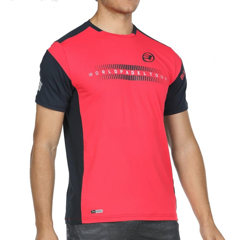 Camiseta Bullpadel Ride Neon Crimson Camiseta Bullpadel Ride Neon Crimson