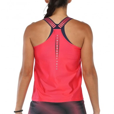 Camiseta Bullpadel Revenga Neon Crimson