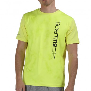 Camiseta Bullpadel Maren Amarillo Fluor