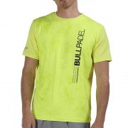 Camiseta Bullpadel Maren Amarillo Fluor