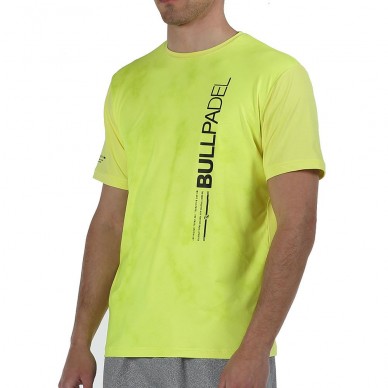 Camiseta Bullpadel Maren Amarillo Fluor