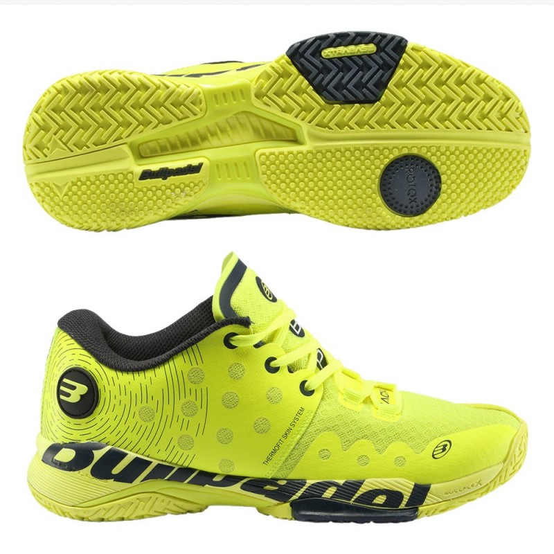 Zapatillas Bullpadel Hack Hybrid 22 Amarillas Zapatillas Bullpadel Hack Hybrid 22 Amarillas