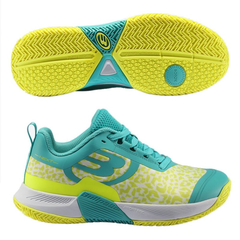 Zapatillas Bullpadel Next Hybrid PRO W 22 Turquesa