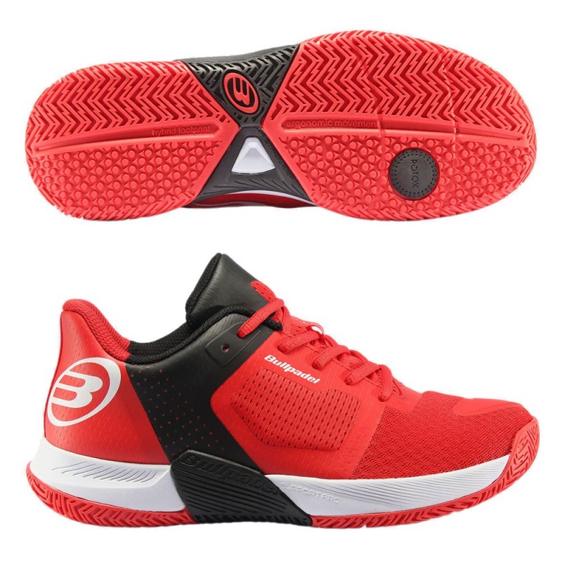 Zapatillas Bullpadel Next Hybrid 22 Rojo Zapatillas Bullpadel Next Hybrid 22 Rojo