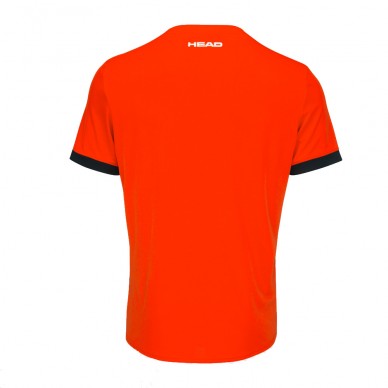 Camiseta Head Slice Men Tangerine Black