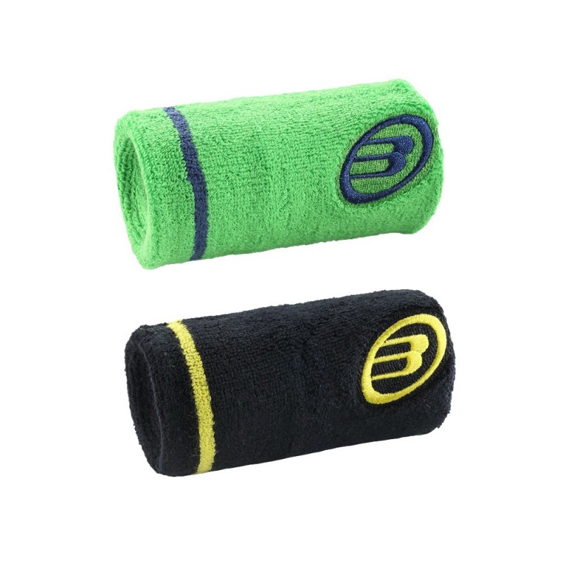 Muñequeras Bullpadel BPMU221 Verde Fluor Negro Muñequeras Bullpadel BPMU221 Verde Fluor Negro
