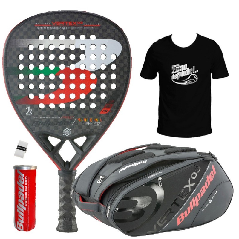 Pack Bullpadel Vertex 03 + Paletero 2022 Pack Bullpadel Vertex 03 + Paletero 2022